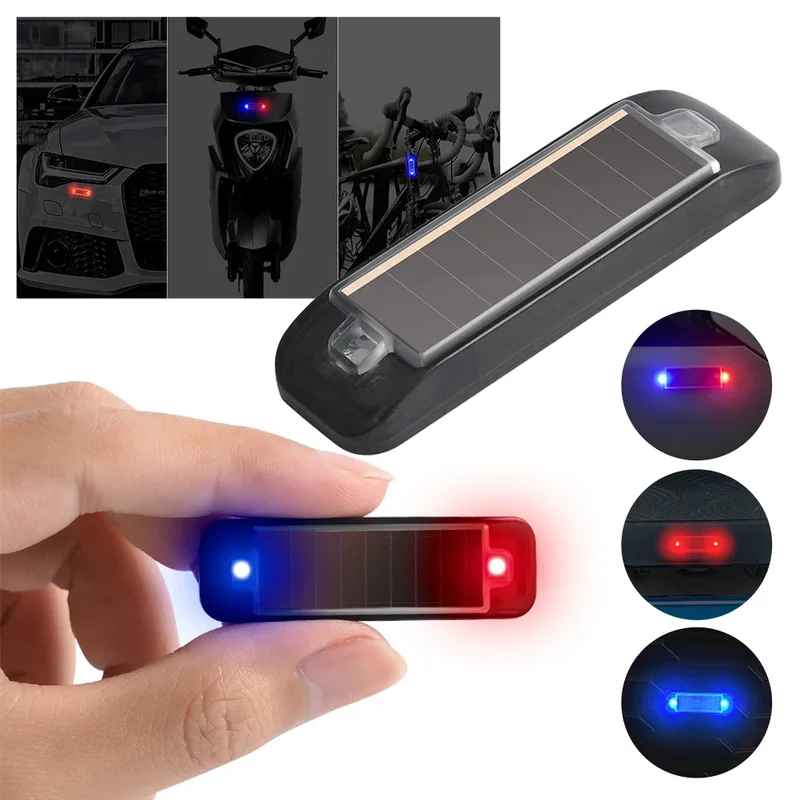 Solar Security Light - Mini LED solar power car warning