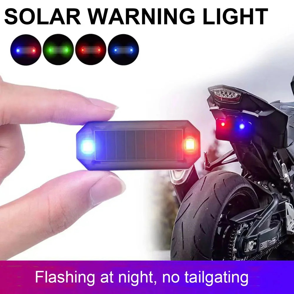 Solar Security Light - Mini LED Solar Power Car Warning
