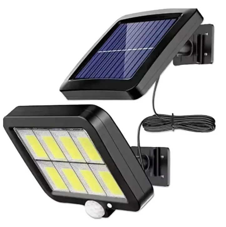 Solar Security Light - Motion Sensor Rechargeable Solar Garden Lamp