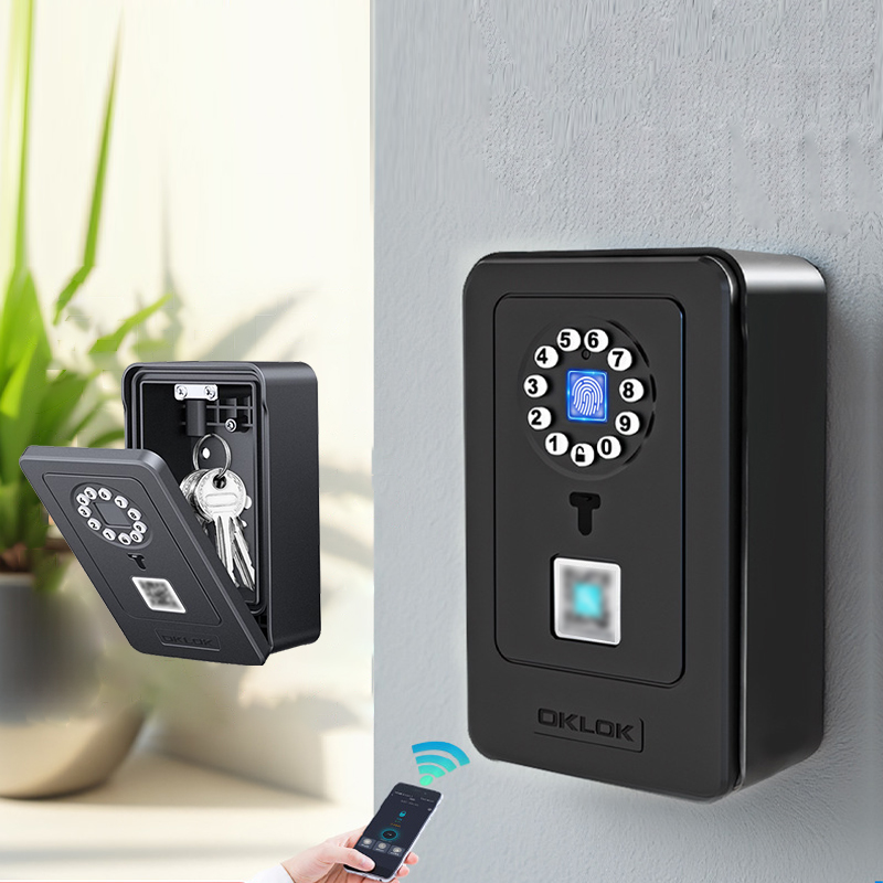 Home Security Door - Intelligent Padlock Hang Design Password Storage