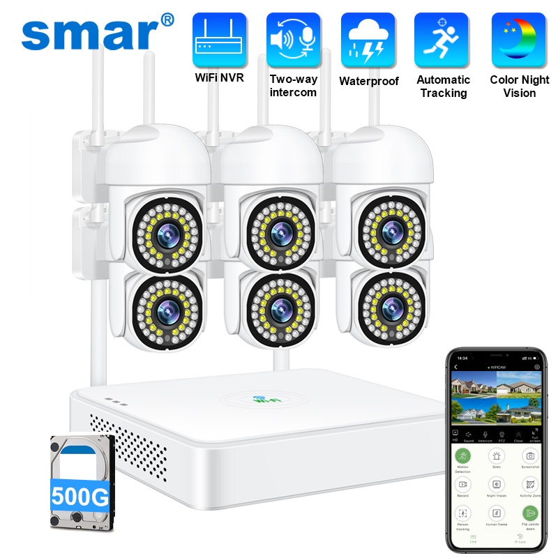 Home Security Adt - Smar 3MP Wireless CCTV Security Camera