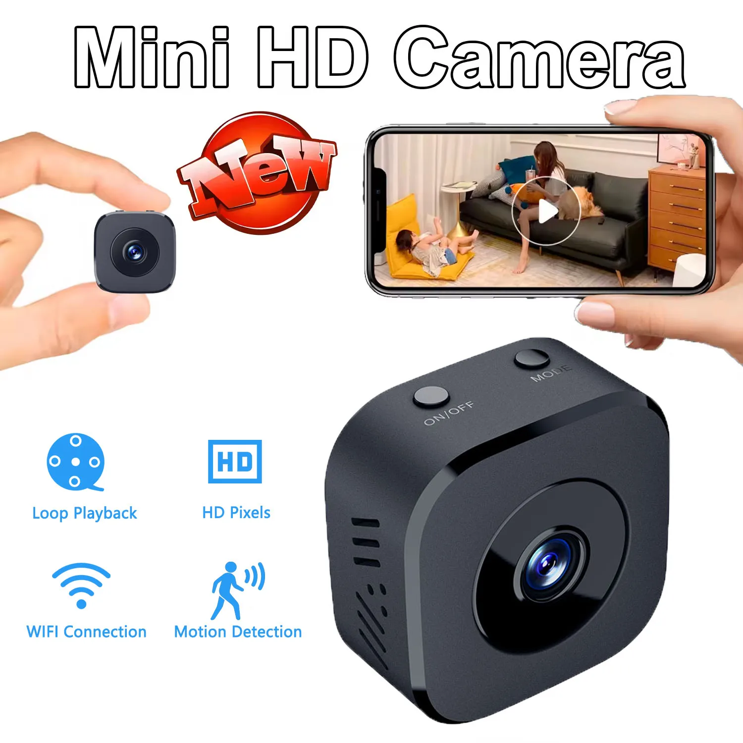 Home Security Adt - Security Camera Mini Full Color Night