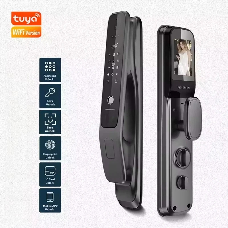 HX5 Smart Door Lock 3D Face Re - Home Security With Camera ulasan dan harga