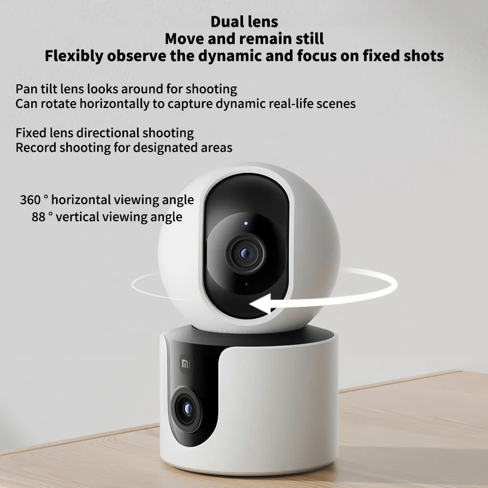 Xiaomi C300 Smart Camera Dual  - Home Security Camera Xiaomi Mi 360 ulasan dan harga