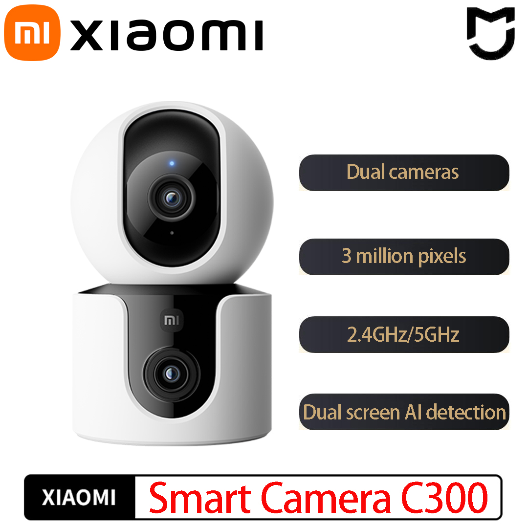 Xiaomi C300 Smart Camera Dual  - Home Security Camera Xiaomi Mi 360 ulasan dan harga