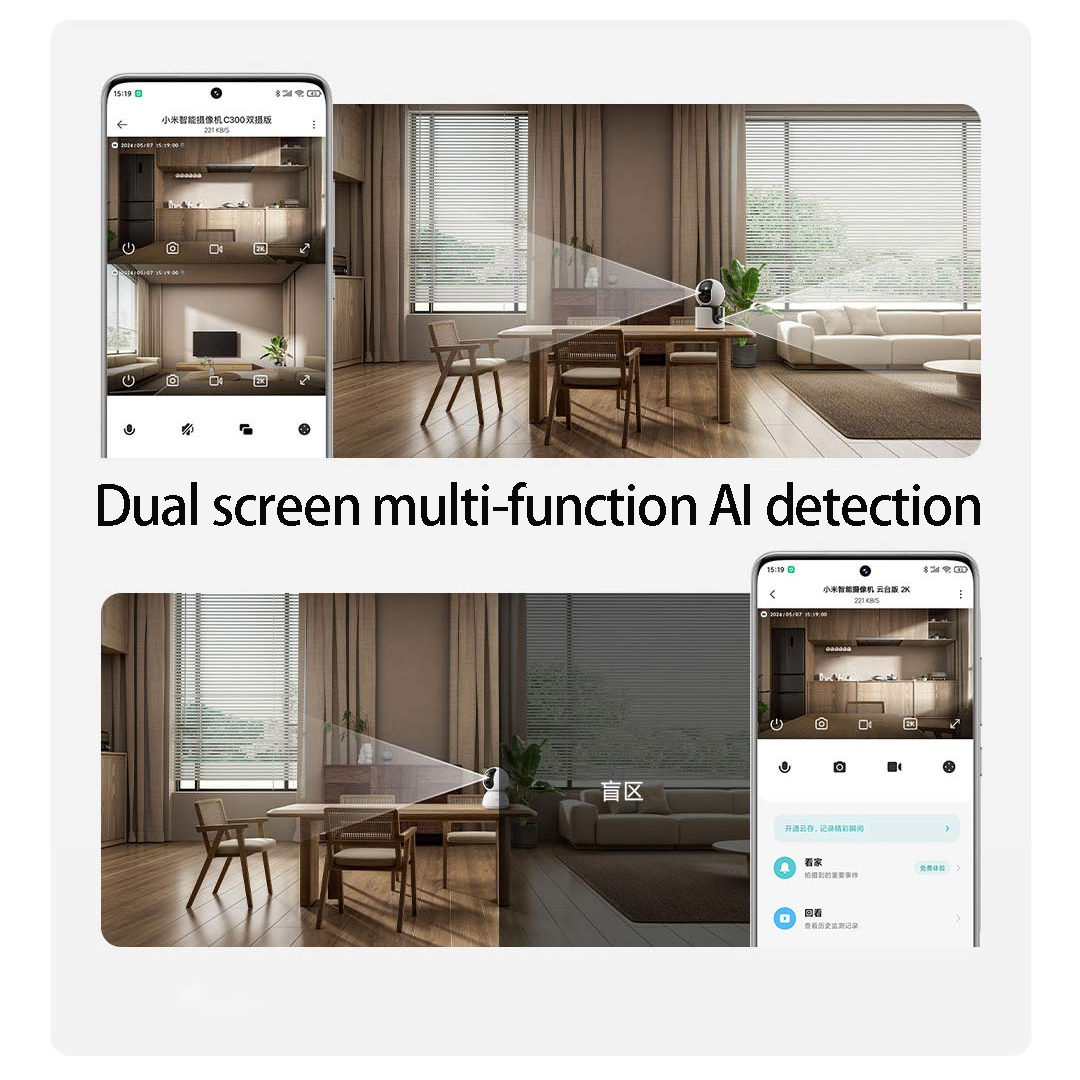 Xiaomi C300 Smart Camera Dual  - Home Security Camera Xiaomi Mi 360 ulasan dan harga