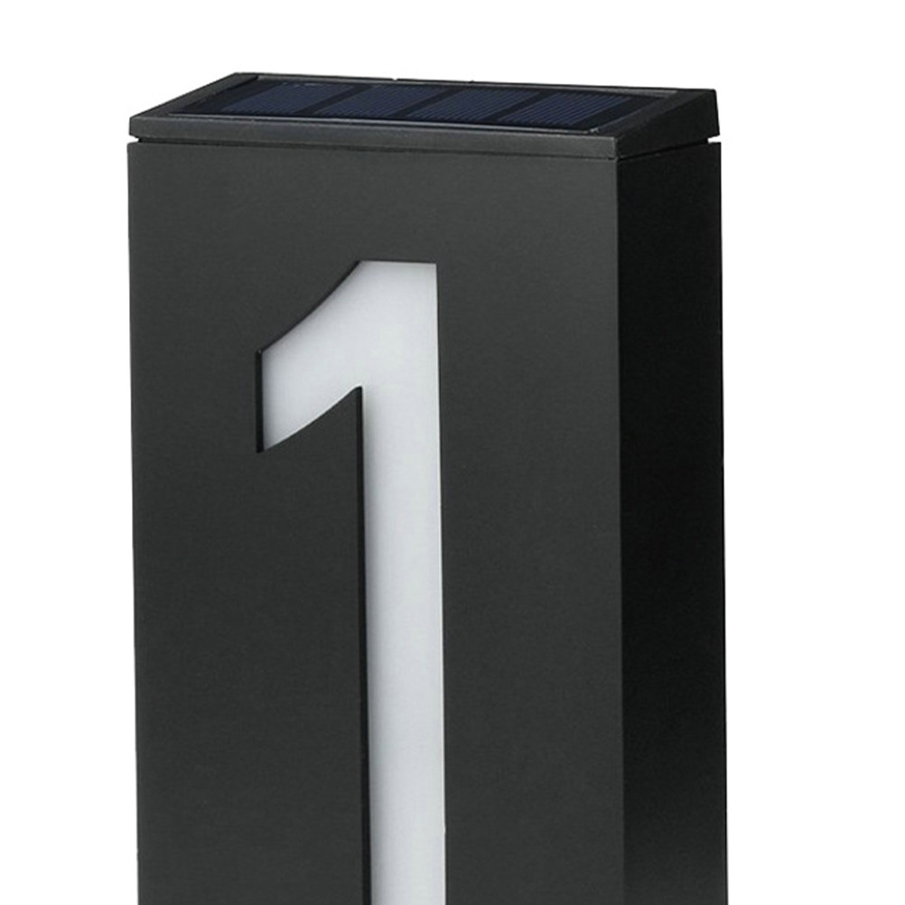 LED Solar Number Doorplate Lig - Solar Security Light ulasan dan harga