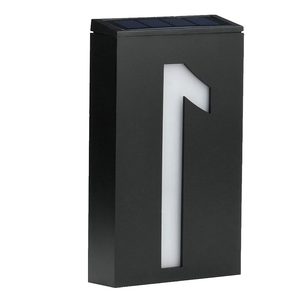 LED Solar Number Doorplate Lig - Solar Security Light ulasan dan harga