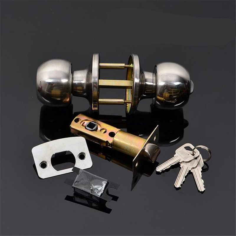 Round Ball Privacy Door Knob B - Home Security Adt ulasan dan harga
