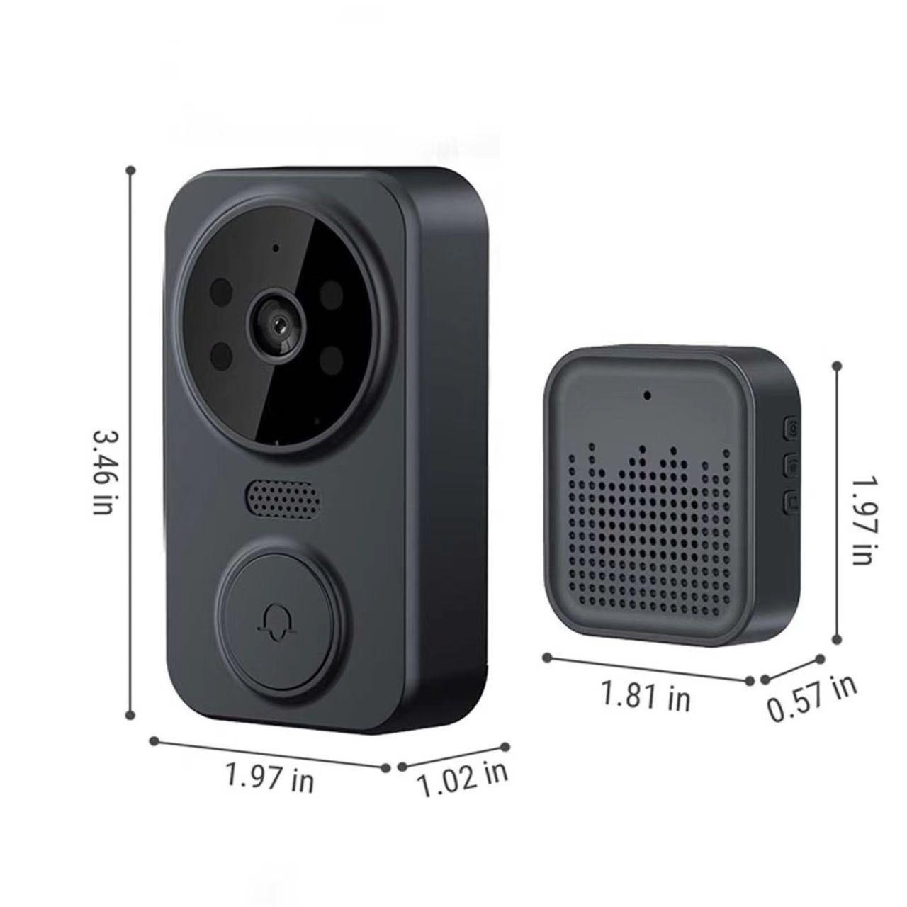 Tuya WIFI Doorbell Smart Home  - Home Security Bell ulasan dan harga
