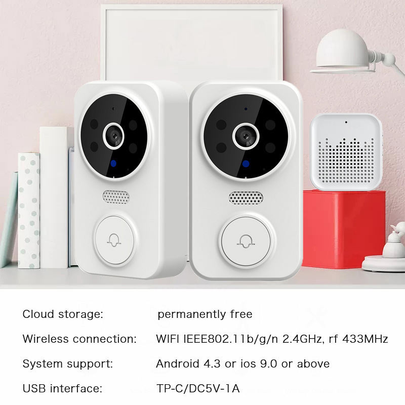 Tuya WIFI Doorbell Smart Home  - Home Security Bell ulasan dan harga