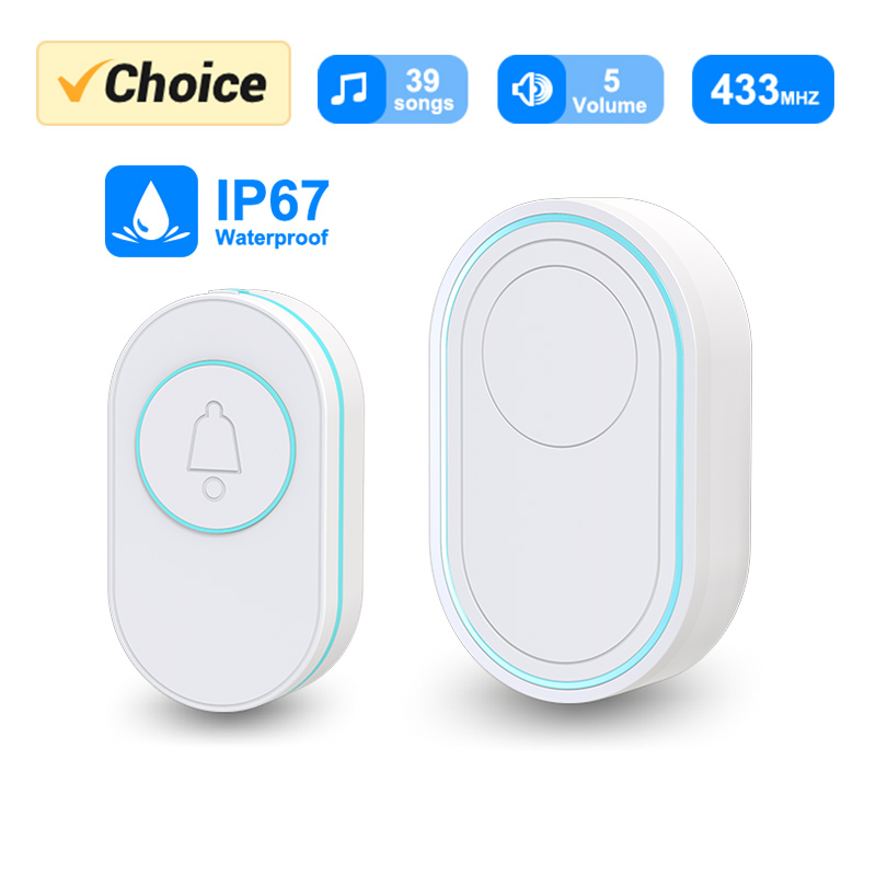 Wireless Doorbell IP67 Waterpr - Home Security Bell ulasan dan harga