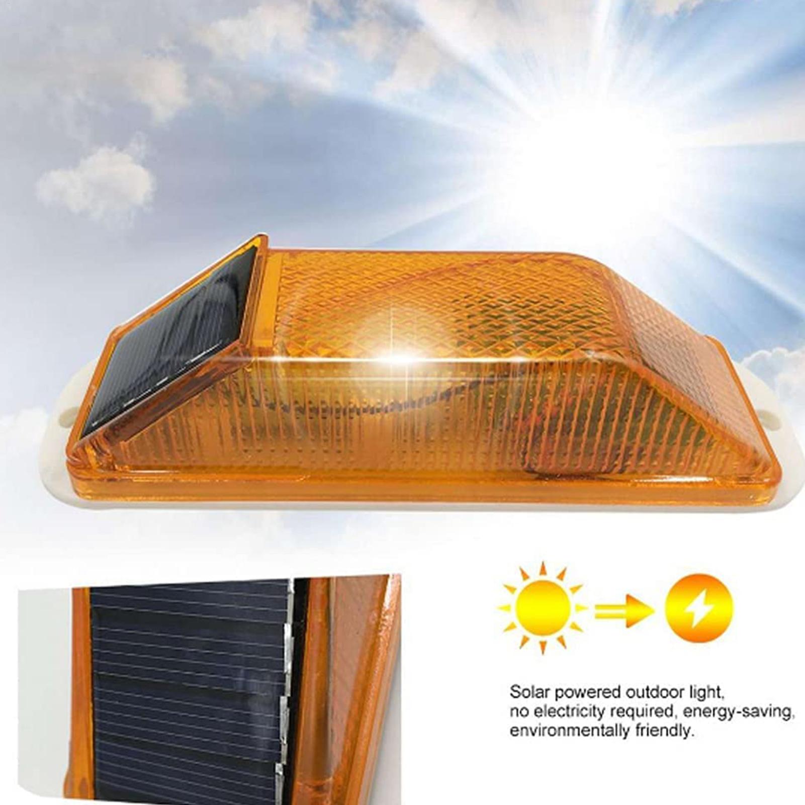 LED Solar Strobe Warning Lamp  - Solar Security Light ulasan dan harga