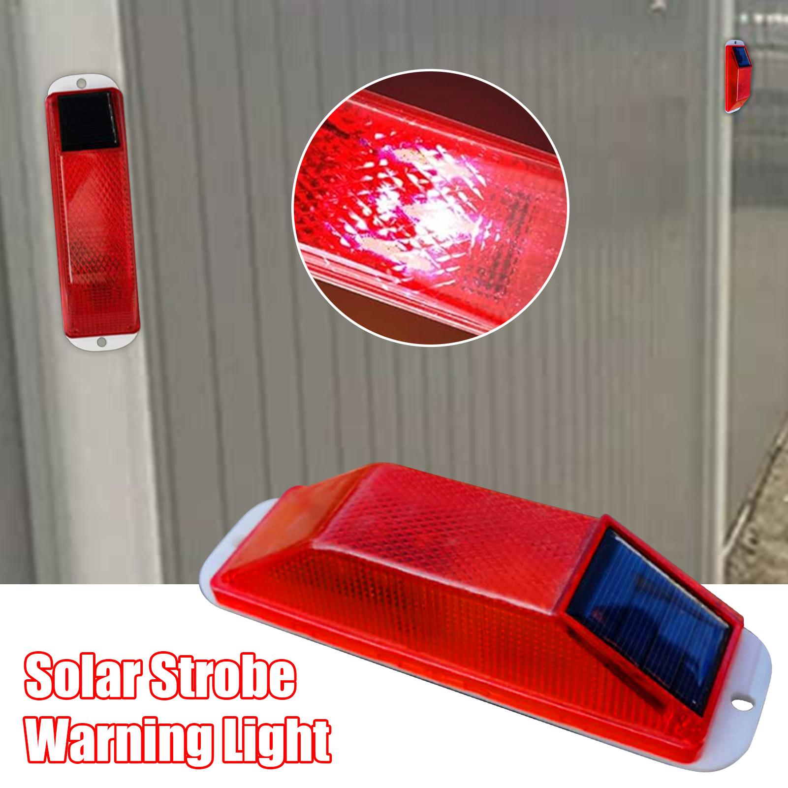 LED Solar Strobe Warning Lamp  - Solar Security Light ulasan dan harga