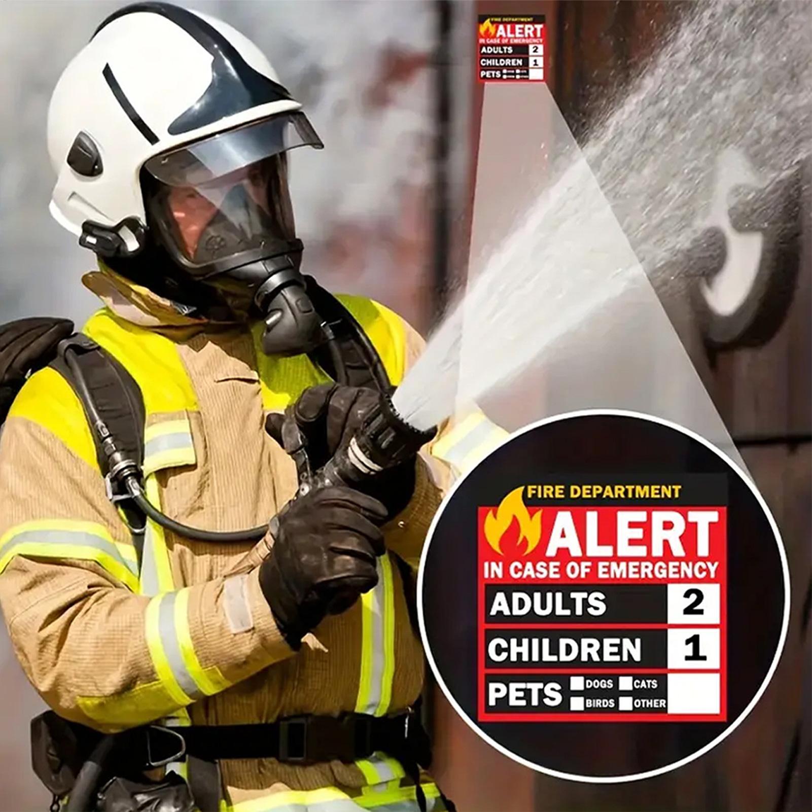 Fire Pet Alert Sticker Rain-Pr - Home Security Department Us ulasan dan harga