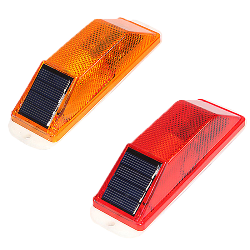 Solar Strobe Warning LED Lamp  - Solar Security Light ulasan dan harga