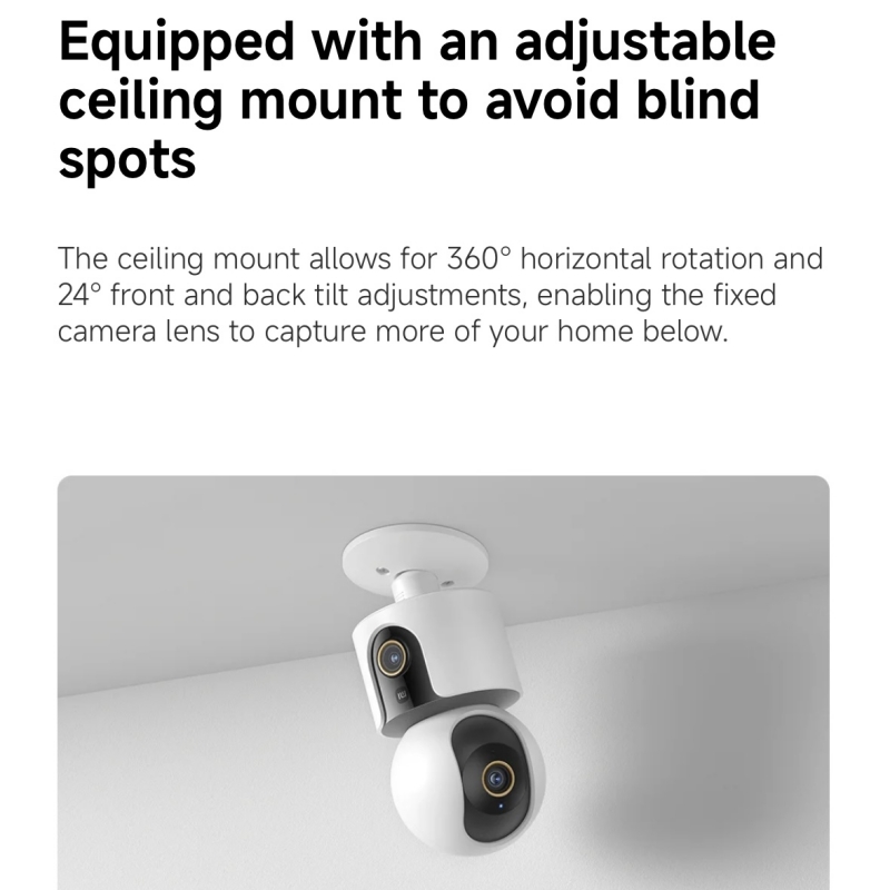 Xiaomi Smart Camera C500 Dual  - Home Security Camera Xiaomi Mi 360 ulasan dan harga