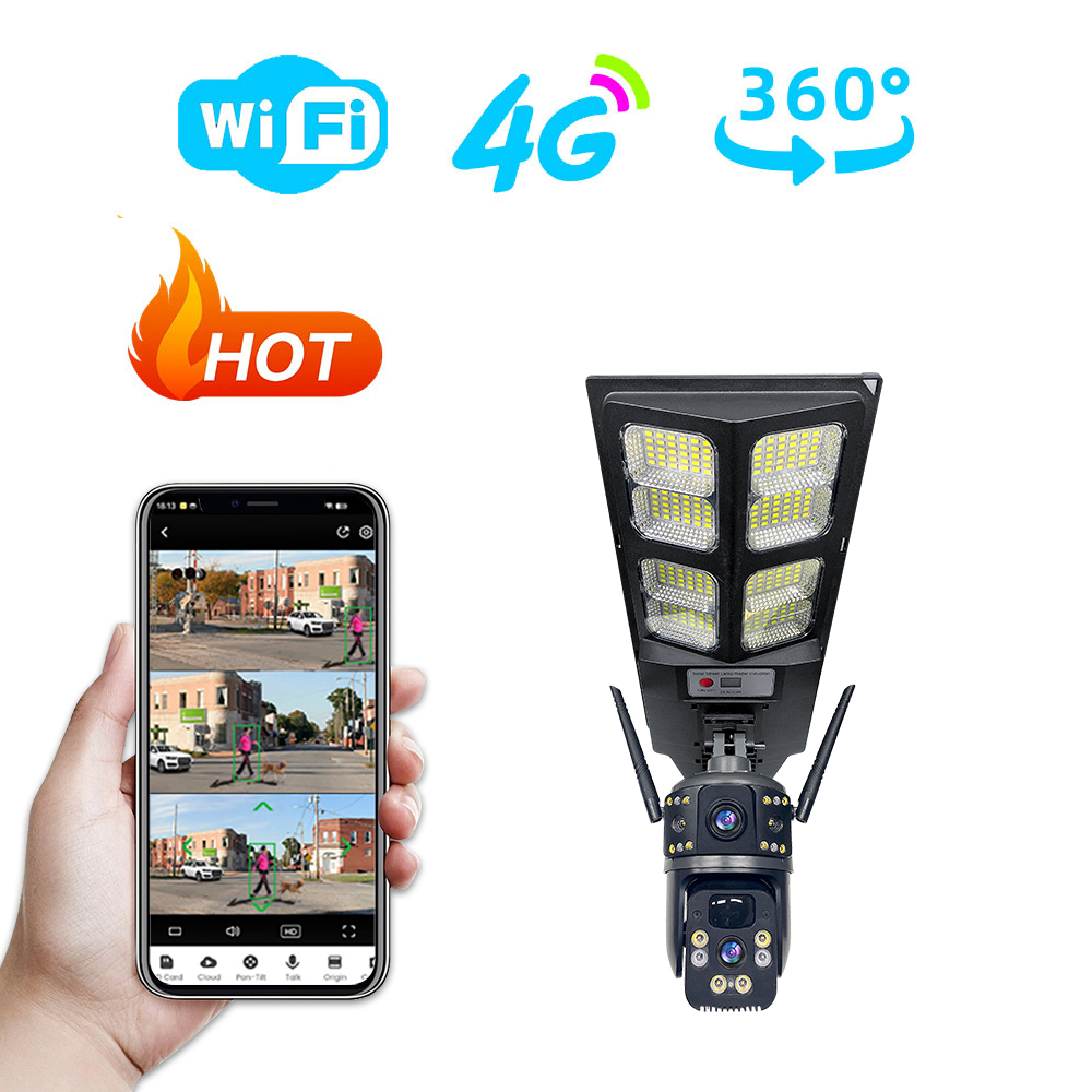 Leshine 3MP 4G Dual Lens Camer - Home Security Adt ulasan dan harga