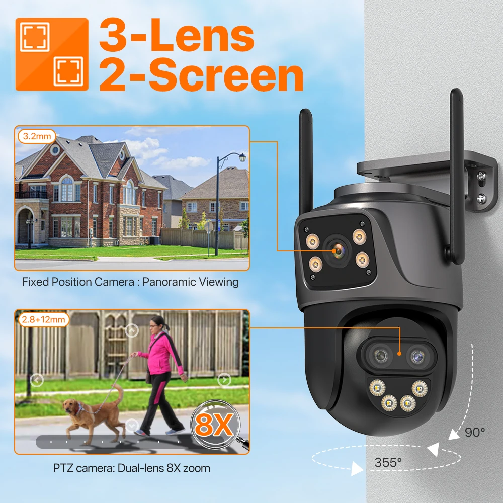 IP Camera 6K 9MP HD WiFi Outdo - Eufy Camera E220 ulasan dan harga