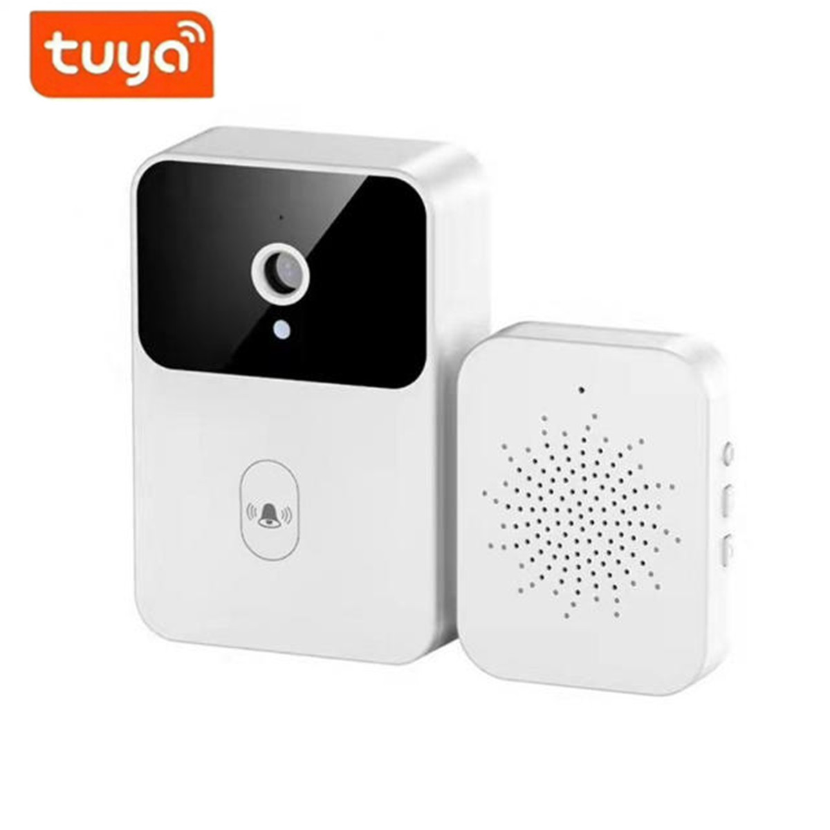 Wireless Doorbell WiFi Tuya Ou - Home Security Wireless Cameras ulasan dan harga