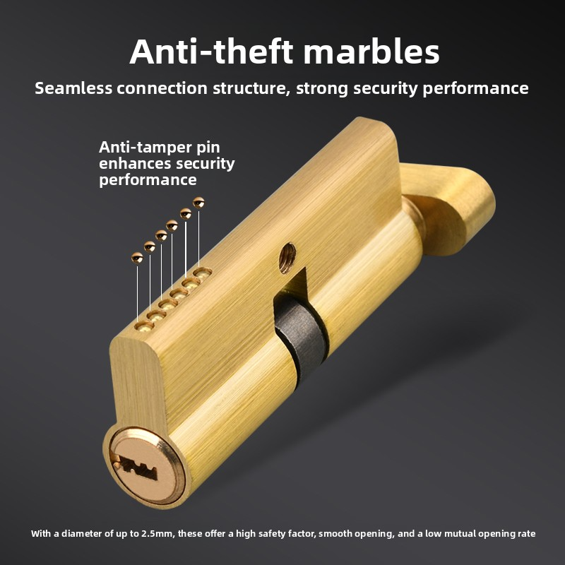 Door Cylinder Lock Biased 70mm - Home Security Door ulasan dan harga