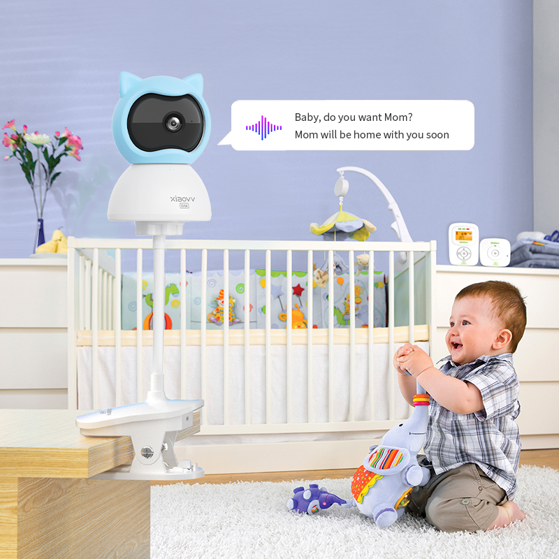 4MP WiFi xiaovv indoor Baby Mo - Home Security Bell ulasan dan harga