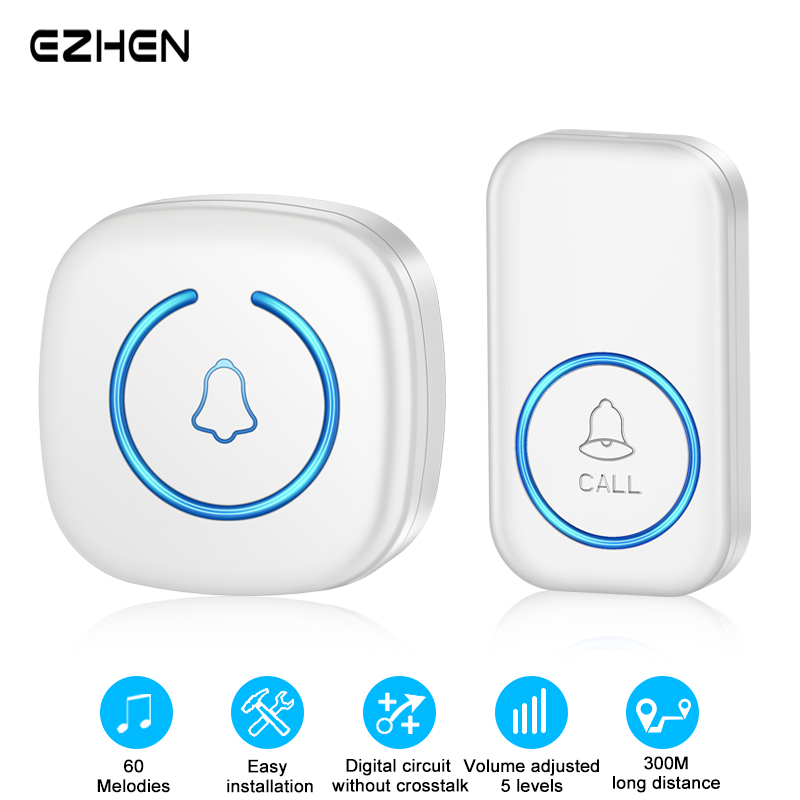 EZHEN Smart Wireless Doorbell  - Home Security Bell ulasan dan harga