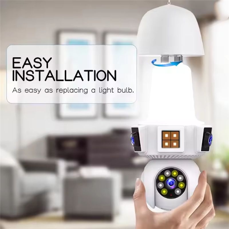 【A08I】Dual Lens Mart Home Wire - Home Security Wireless Cameras ulasan dan harga