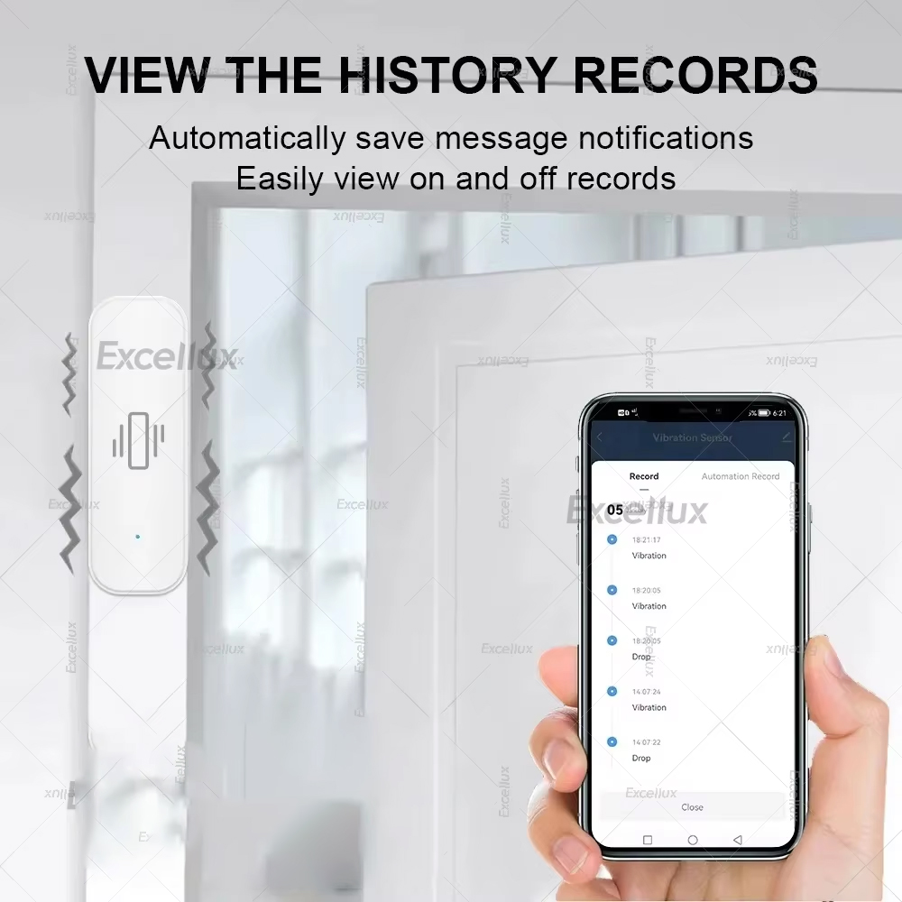Zigbee Smart Vibration Sensor  - Home Security Monitor ulasan dan harga