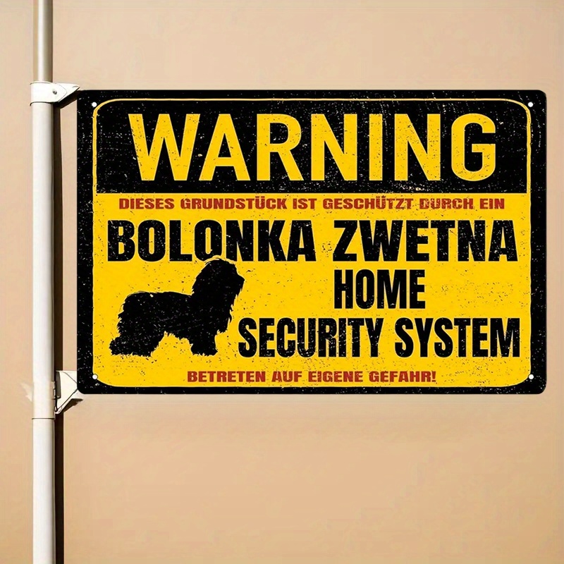 Room Decor  Bolonka Zwetna Dog - Home Security Door ulasan dan harga