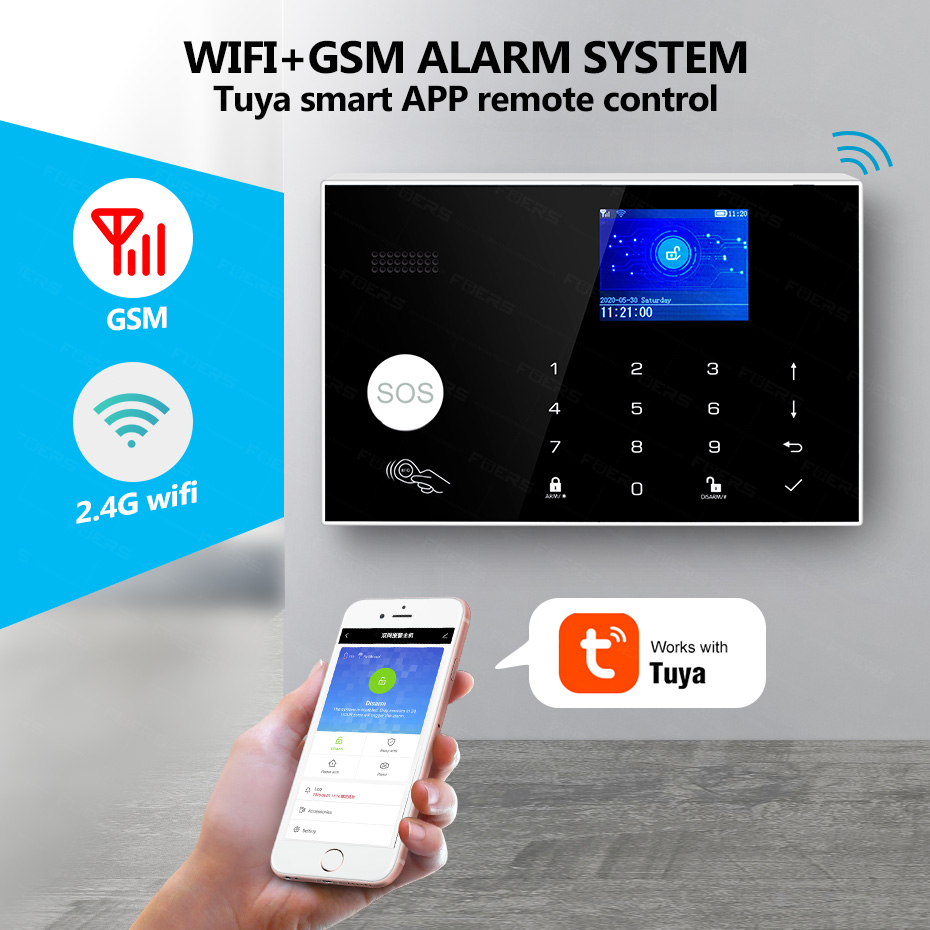 KERUI G30 Alarm System for Hom - Keypad Alarm Panel ulasan dan harga