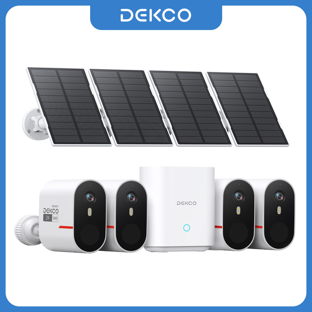 Dekco 3MP WiFi Solar Camera Sy - Home Security Wireless Cameras ulasan dan harga