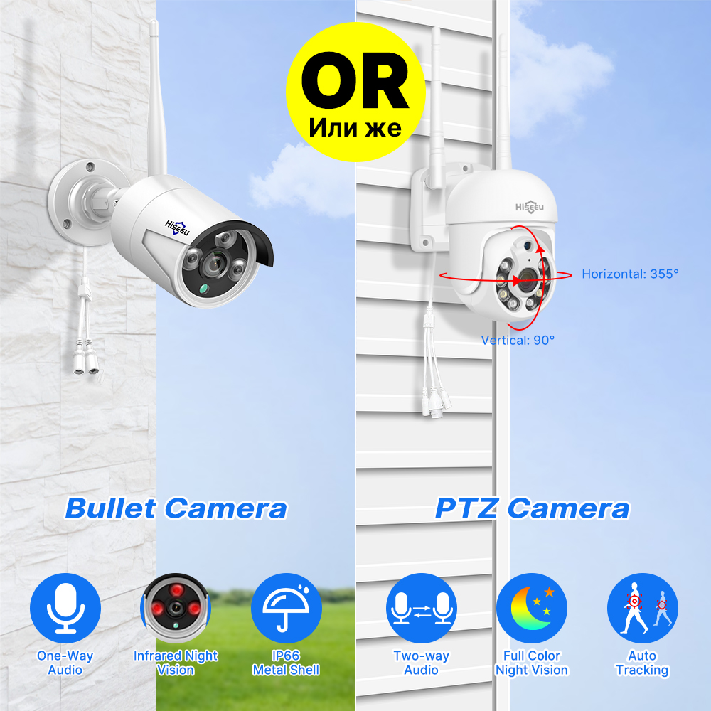 Hiseeu 5MP WiFi CCTV Camera Se - Home Security Monitor ulasan dan harga