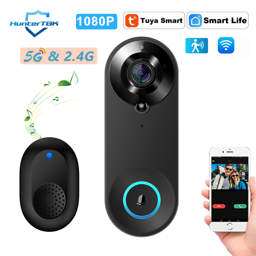 5G 2.4G WiFi Video Doorbell 10 - Home Security Bell ulasan dan harga