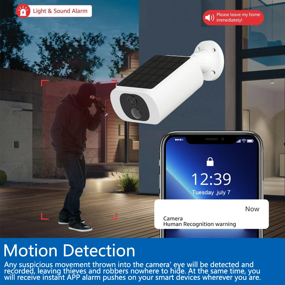 Tuya 5MP Solar Security Camera - Home Security Adt ulasan dan harga