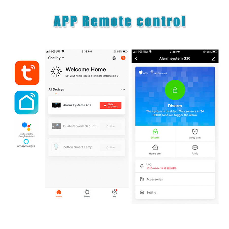 KERUI G20 WIFI GSM Alarm Panel - Keypad Alarm Panel ulasan dan harga