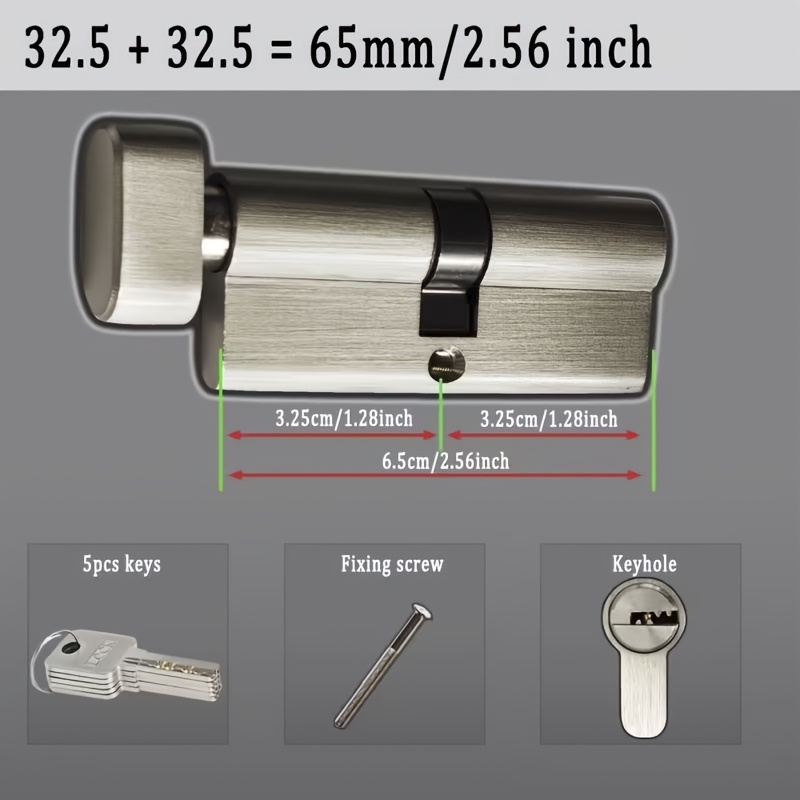 1Pc European Standard All-Copp - Home Security Door ulasan dan harga