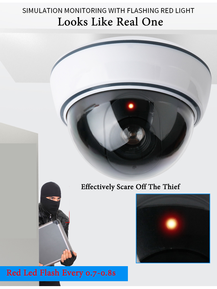 Creative Black/White Fake Dome - Home Security Adt ulasan dan harga