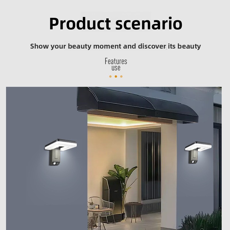 New Smart Outdoor Foldable Sol - Solar Security Light ulasan dan harga
